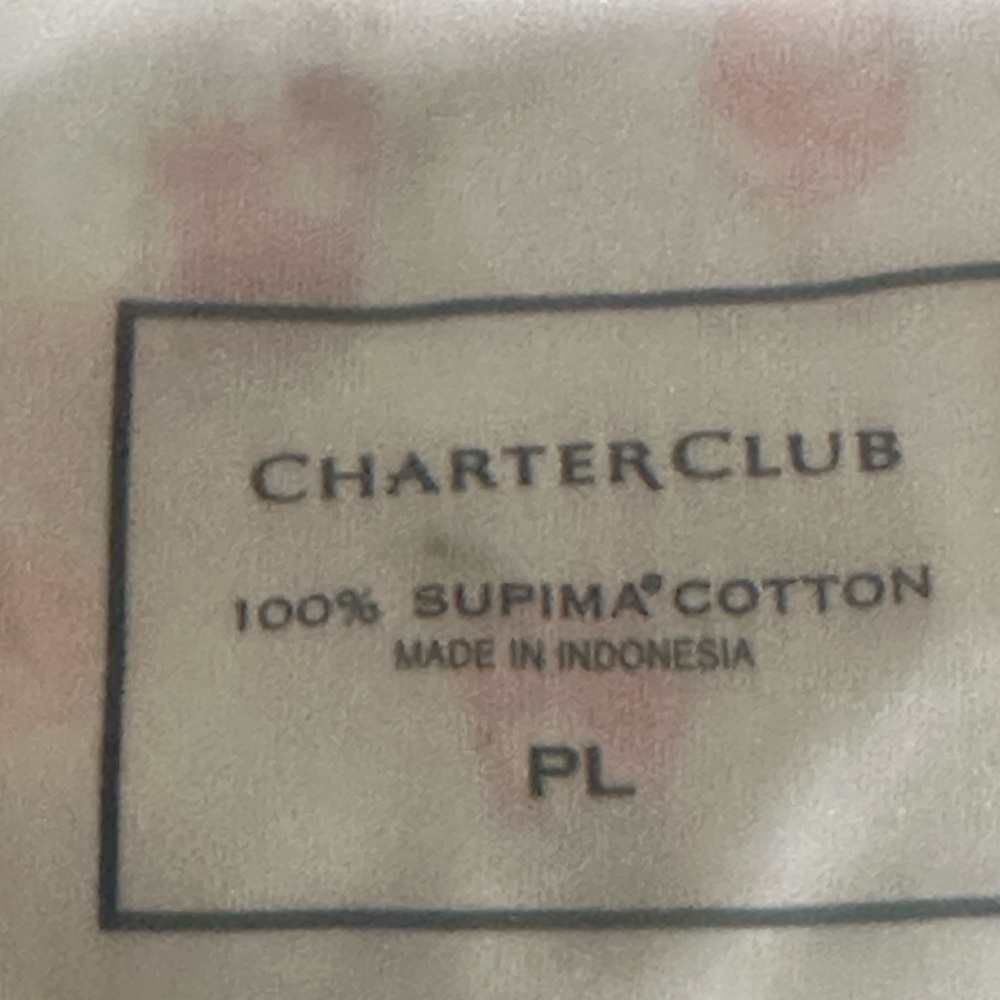Charter Club White Blouse with Red and Pink Cocktail Print - Picture 3 of 6